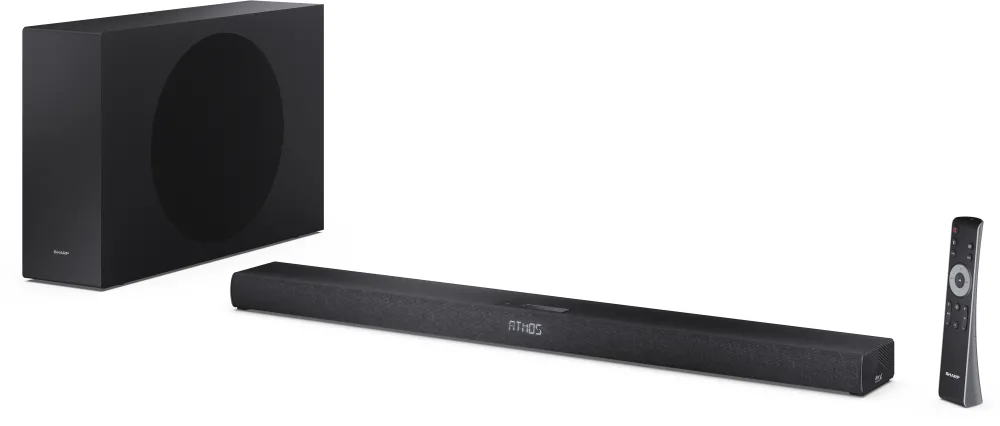 Boxe Sharp HT-SBW320 2.1ch Ultra-slim Dolby Atmos / DTS Virtual:X Soundbar with Wireless Subwoofer