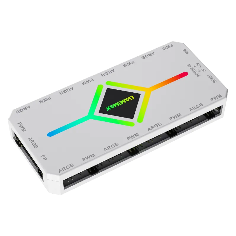 Gamemax | V4.0 ARGB PWM HUB | White