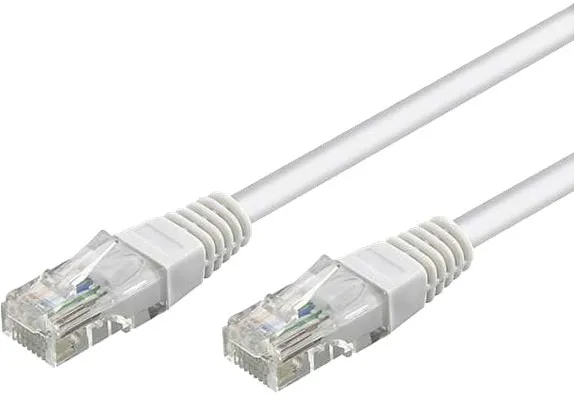 Goobay 68638 CAT 6 Patch Cable, U/UTP, 7,5 m, White