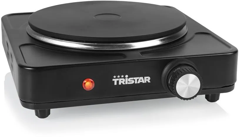 Tristar KP-6151 Table hob, 1 cooking zone 18.5 cm, Black