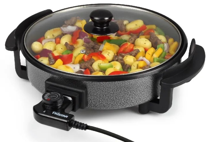 TRISTAR PZ-2963 Pan, Electric, Diameter 30 cm, With lid