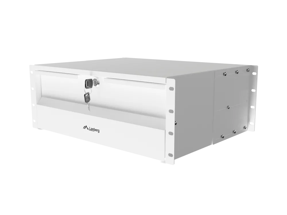 Lanberg 19" Drawer 4U/483x360 mm max load capacity up to 90 kg  4 point assembly, Grey