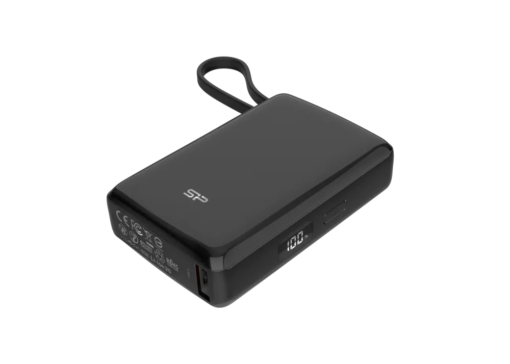 SILICON POWER Power Bank, CP10, 10000mAh, Black