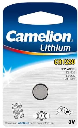 Camelion Lithium Button celles 3V (CR1220), 1-pack