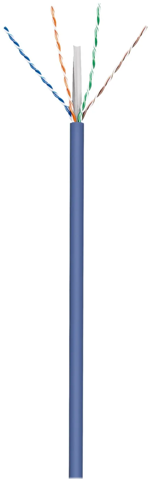 Goobay CAT 6a network cable, U/UTP (PiMF) 100 m, Blue