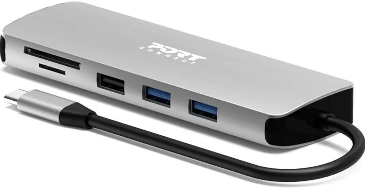 PORT CONNECT Docking Type C 9 In 1 - 1 X 4K HDMI - Pd 85W - Retail Btoc Only