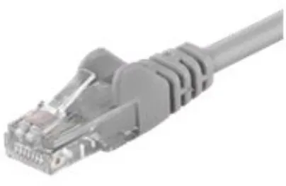 Goobay 68449 CAT 6 Patch Cable, U/UTP, 15 m, Grey