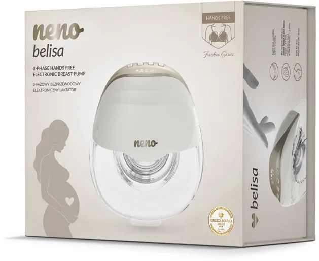 NENO BELISA TWIN 3-PHASE CORDLESS HANDS-FREE ELECTRONIC BREAST PUMP