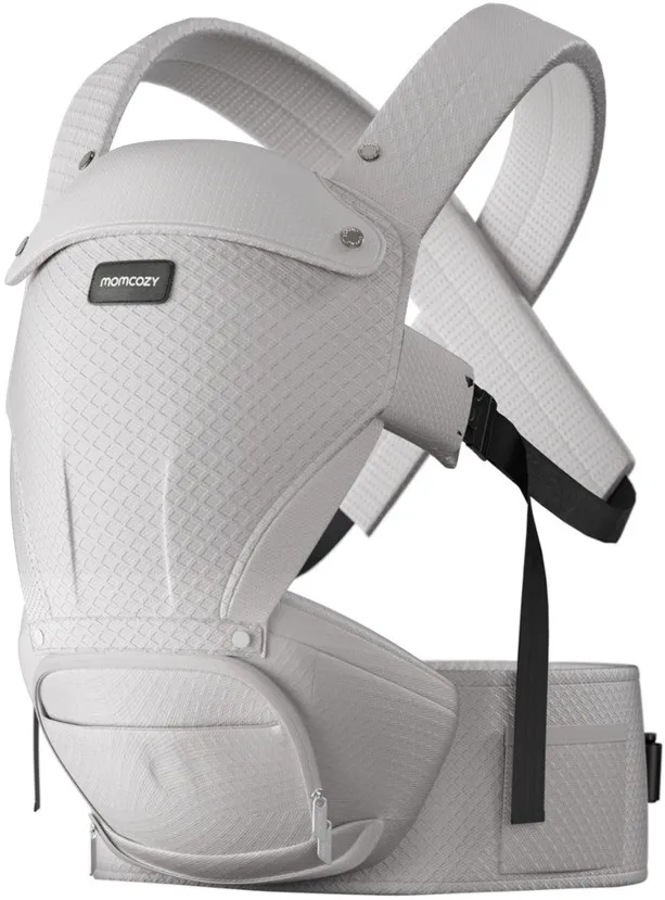 Momcozy Air Mesh Hip Seat Baby Carrier, Grey