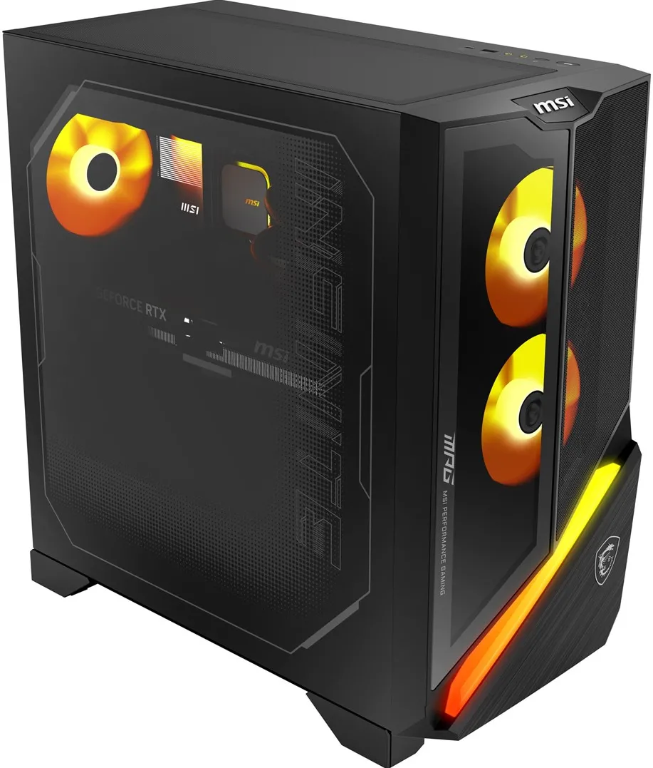 MSI MPG Infinite Z3 X3D 9NVVR7-685EU AMD Ryzen™ 7 9800X3D 32 GB DDR5-SDRAM 2 TB SSD NVIDIA GeForce RTX 5080 Windows 11 Home Desktop PC Black