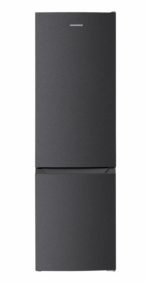 Combina frigorifica HEINNER HC-HM315INVDGD, 315 L, Clasa D, Compresor Inverter, Super congelare, H 186 cm Gri/Antracit
