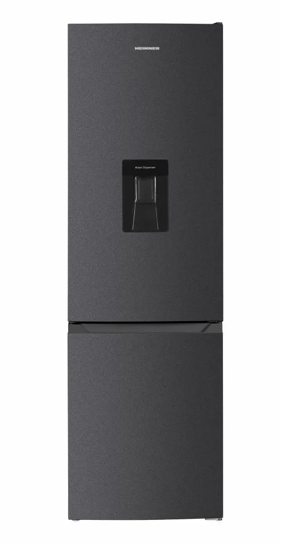 Combina frigorifica HEINNER HC-HM315INVDGD, 313 L, Clasa D, Compresor Inverter, Super congelare, H 186 cm Gri/Antracit