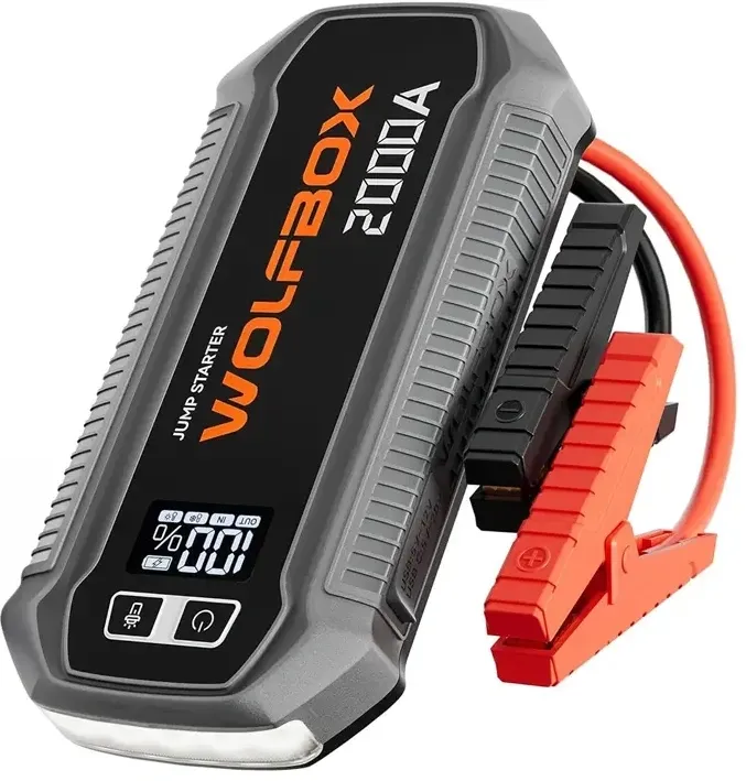 WOLFBOX MegaVolt 12, 16.000 mAh, 2.000 A, dispozitiv de pornire a motorului