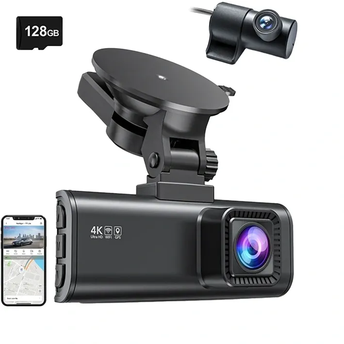 REDTIGER F7NP WiFi 4K + 1080p 128 GB cameră video pentru bord