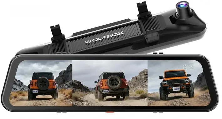 WOLFBOX G900TriPro Cameră video pentru bord cu WiFi 4K + 2,5K