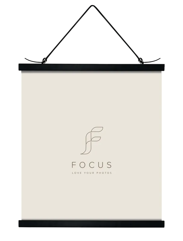 Focus Poster Hanger Magnetic Black 31cm