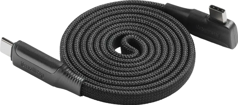SmallRig 5611 USB-C Self-Coiling Charging Cable (100cm, 60W)