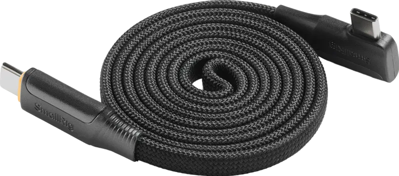 SmallRig 5612 USB-C Self-Coiling Charging Cable (100cm, 100W)