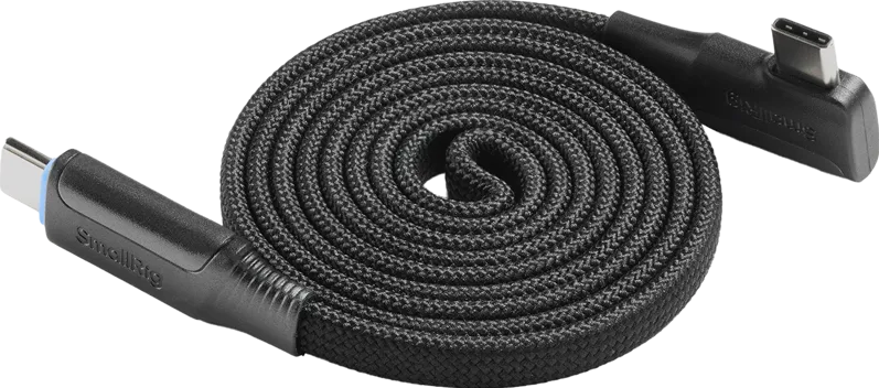 SmallRig 5613 USB-C Self-Coiling Charging Cable (100cm, 240W)