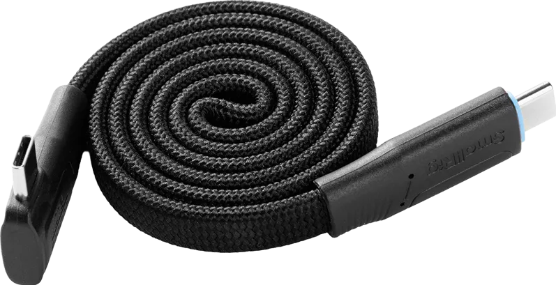 SmallRig 5615 USB-C Self-Coiling Data Cable (USB 3.2 Gen2x2 & 60cm, 240W)