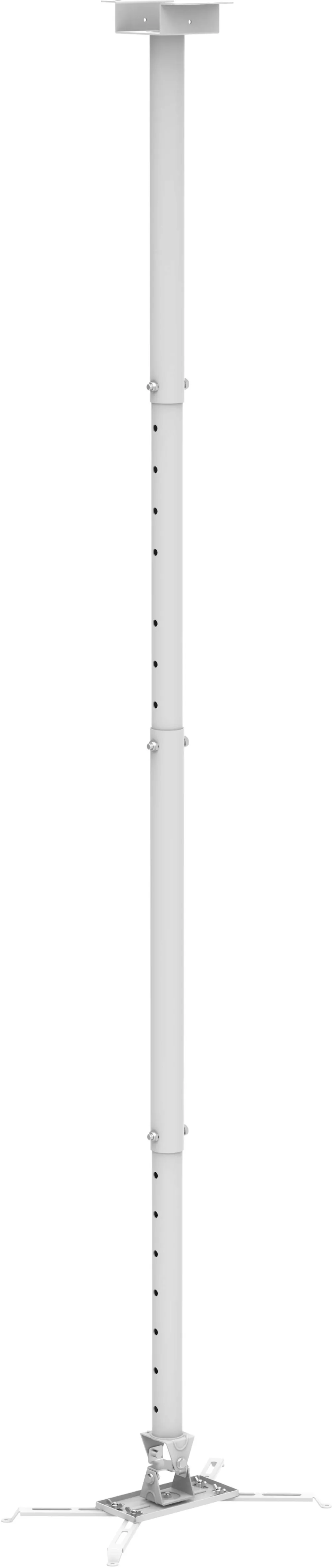 Suport videoproiector de tavan Blackmount CT-PRB-2L, dist. proiector-tavan: 111cm-198cm, alb