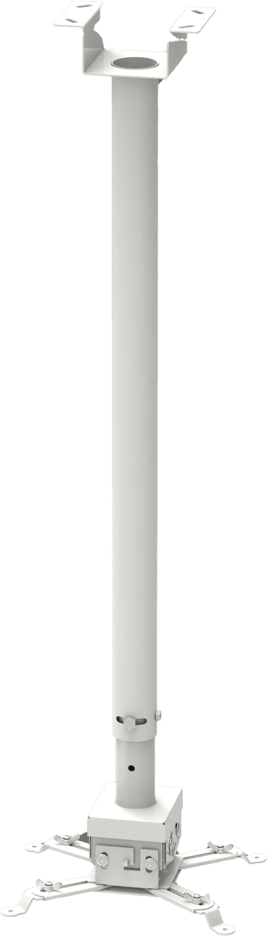 Suport videoproiector tavan GATV3, reglabil 86-147 cm, max. 15 kg, alb