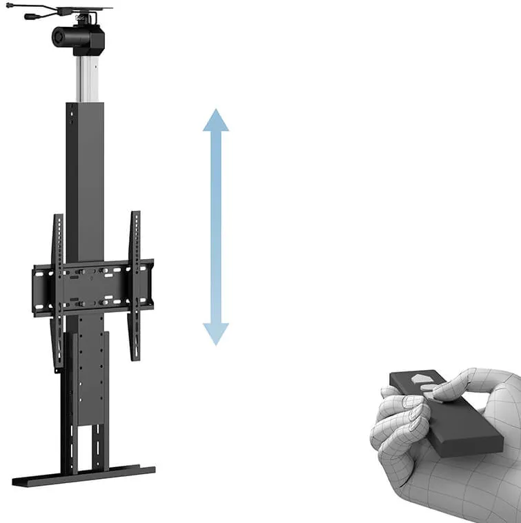 Suport TV motorizat cu telecomanda Multibrackets MB-6787, diagonala 32"-55", max.45kg , negru