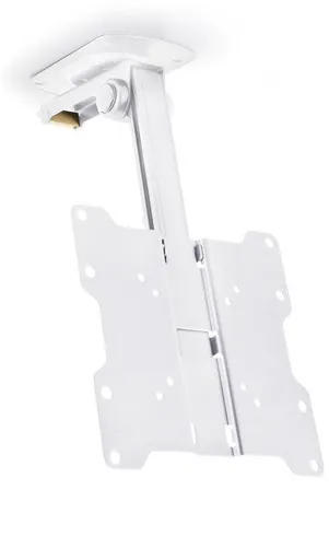 Suport TV tavan Multibrackets MB-0346, Flip 90 grade, diagonala 15''-37''(32-93cm), max. 20kg, pivotare +/- 45°, alb