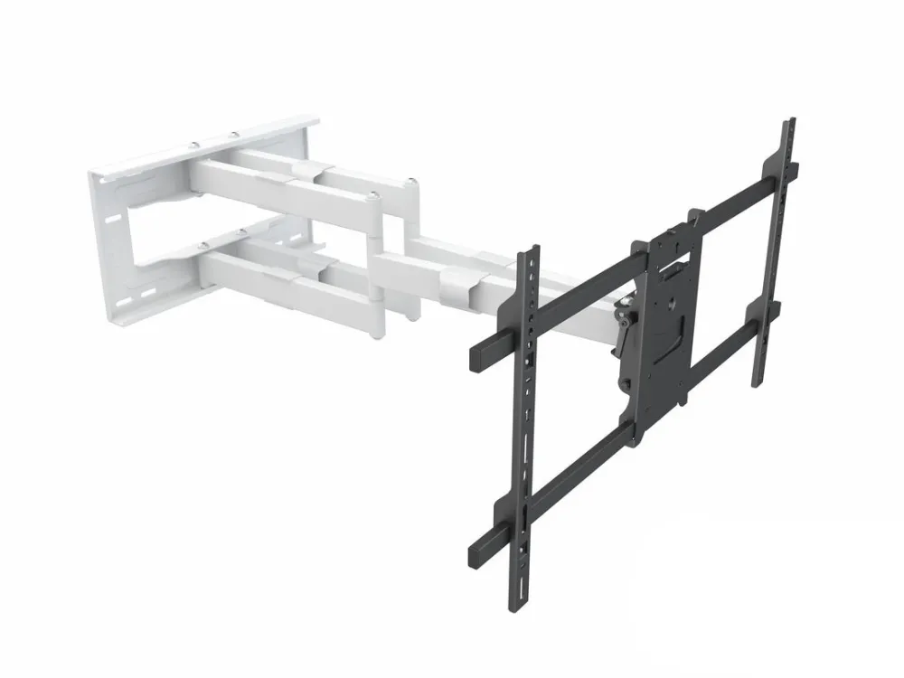 Suport TV perete Multibrackets MB-6881, Long Reach Arm 910mm, diagonala 50"-90", max 60 Kg, Alb, inclinare si rotire