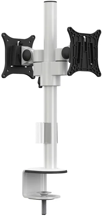 Suport 2 monitoare Multibrackets MB-5198 Officeline Dual B2B, 15"-30", max.8kg/ecran, alb