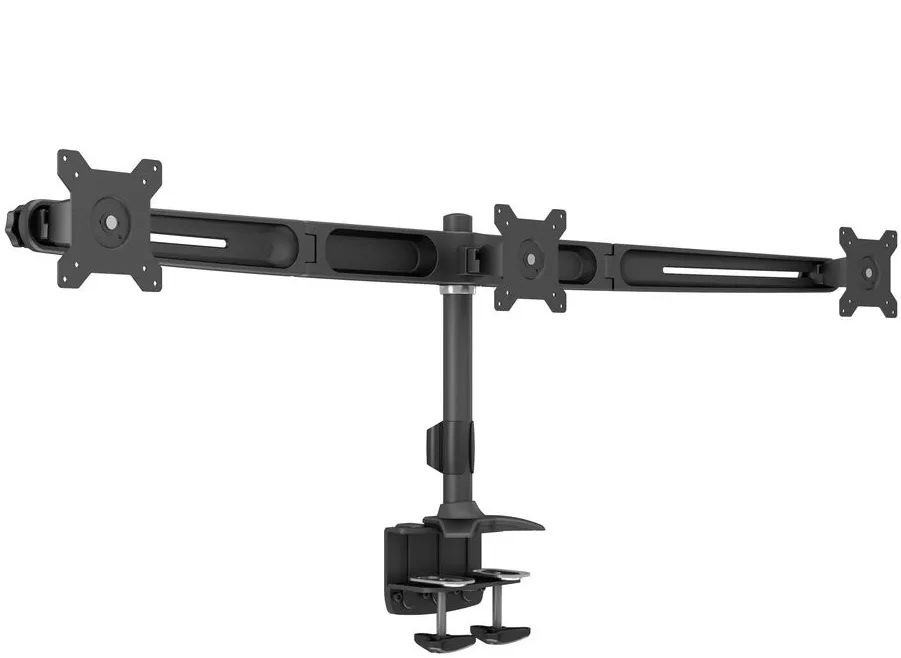 Suport 3 LCD de masa Multibrackets MB-0372, 15"-24", max.8kg/ecran, negru