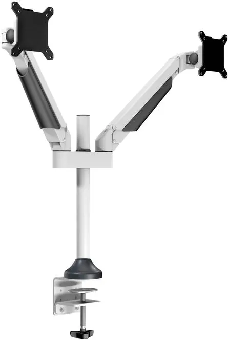 Suport 2 monitoare Gas Lift Multibrackets MB-7181, 15"-32", min.2 - max.10 kg/monitor, alb
