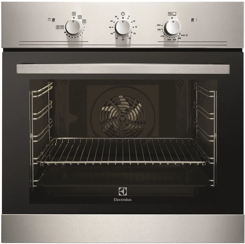 Cuptor incorporabil Electrolux EOG2102AOX, Gaz, 68 l, Multifunctional, Autocuratare catalitica, Grill, Clasa A+, Inox antiamprenta