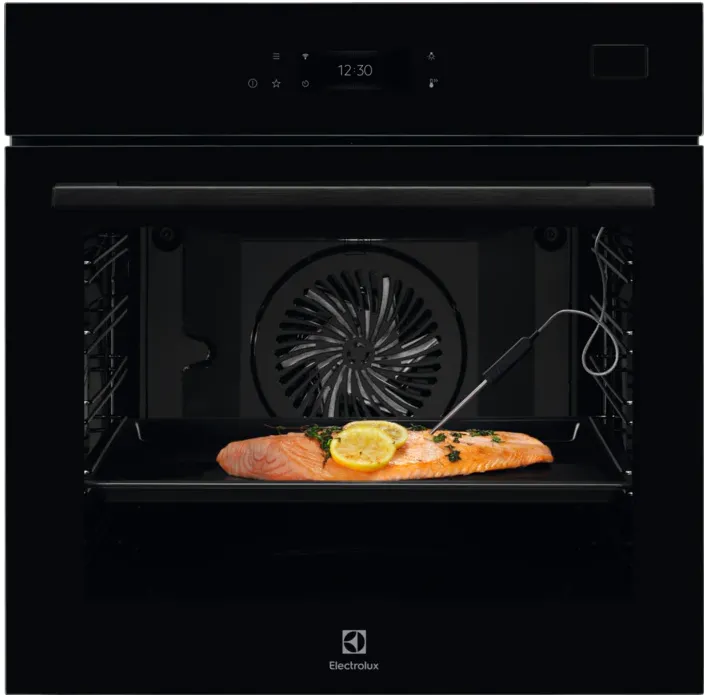 Cuptor incorporabil Electrolux EOB8S39WZ, Electric, 70 l, Autocuratare abur, SteamBoost, Control touch, Conectivitate WiFi, Grill, Timer electronic, Clasa A++, Negru