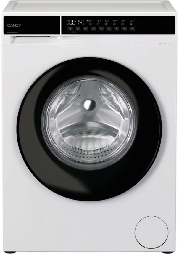 Masina de spalat rufe slim CANDY EY 07SB7-S, clasa energetica A-15%, 7 kg, 1000 rpm, Motor Inverter, ProActive Wash, Programe Rapide, Soft Drum, Smart Dual Spray, alba