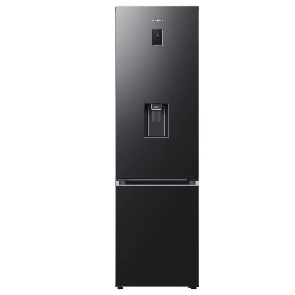 Combina frigorifica Samsung RB38C650EB1/EF, 386 l, Total No Frost, All-Around Cooling, Compresor Digital Inverter, Dozator apa, WiFi, Clasa E, H 203 cm, Dark Inox