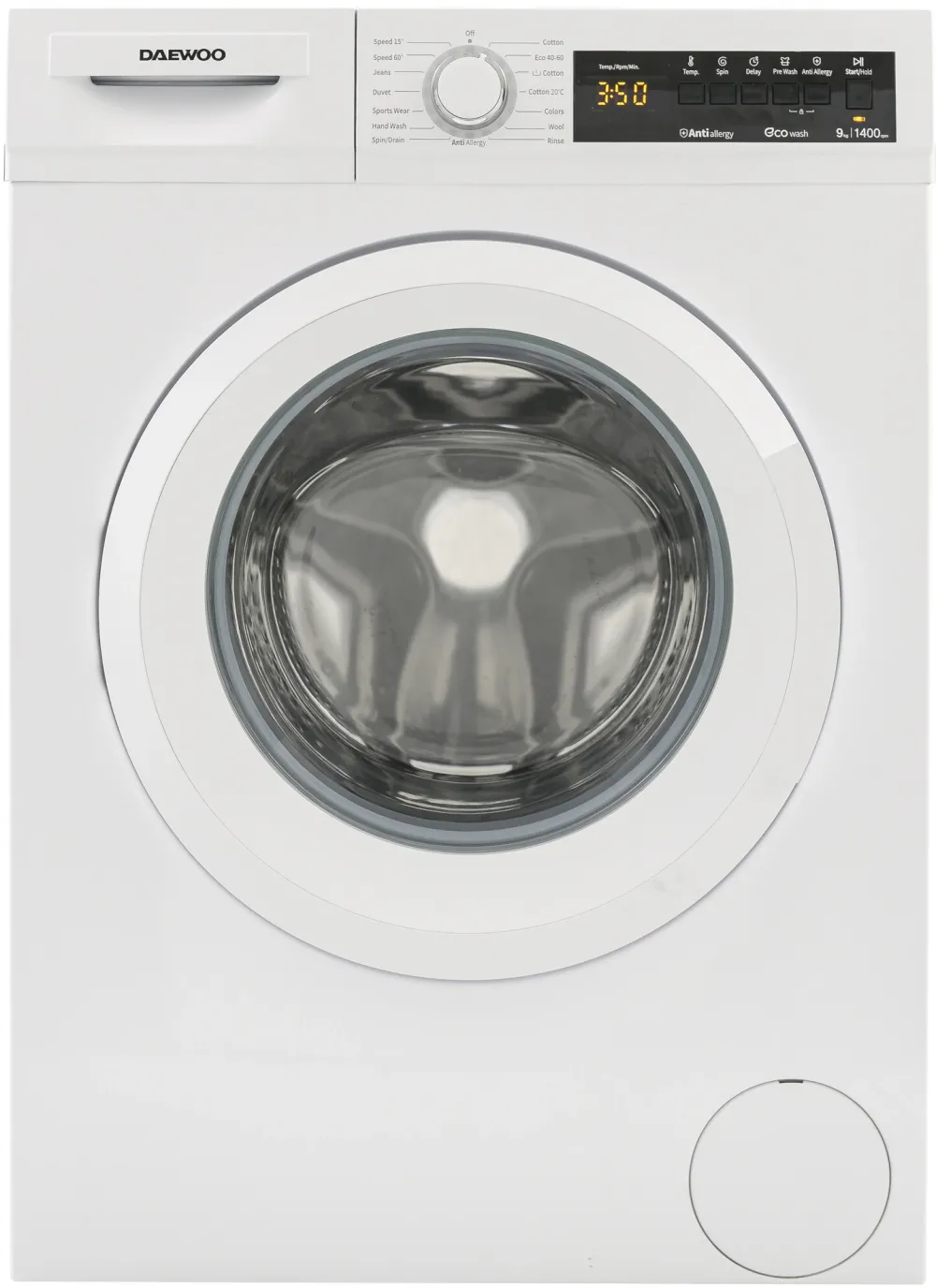 Masina de spalat rufe DWD-FV9021_3, 9 kg, motor inverter, 1400 rpm, clasa A, 59 l capacitate, Alb