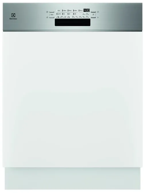 Masina de spalat vase partial incorporabila Electrolux KI82X220SX, Seria 800, 14 seturi, 9 programe, Brat Satellite; 4 temperaturi, Conectivitate WI-FI; Maxi Flex; AirDry; Iluminare interioara; Afisaj digital, Clasa A-10%, Motor inverter, 60 cm, Inox