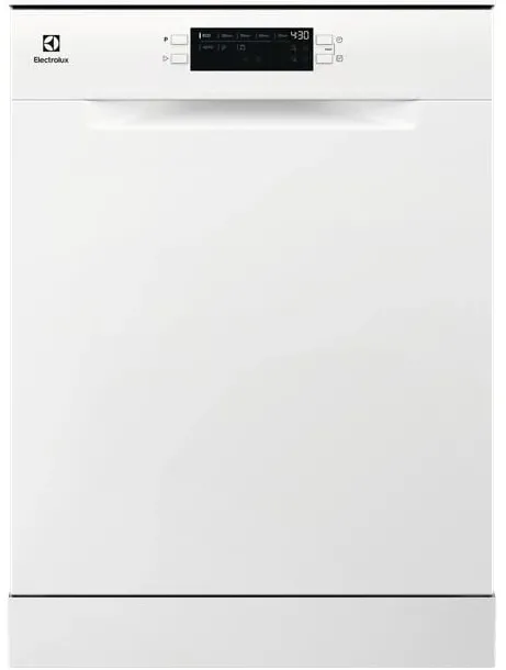 Masina de spalat vase independenta Electrolux E52SD110SW, Seria 500, 13 seturi, 8 programe, 3 temperaturi, AirDry; Nivel zgomot 43 db; Afisaj digital, Clasa D, Motor inverter, 60 cm, Alb