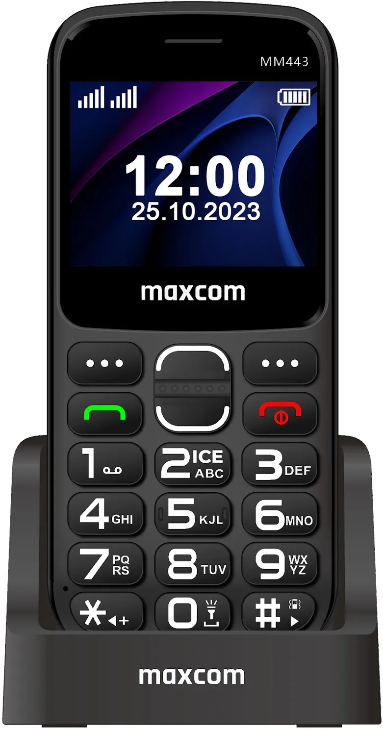 MM443 Light Comfort 4G 2.31" Buton SOS, taste mari retroiluminate, stand incarcare cu port USB Type-C