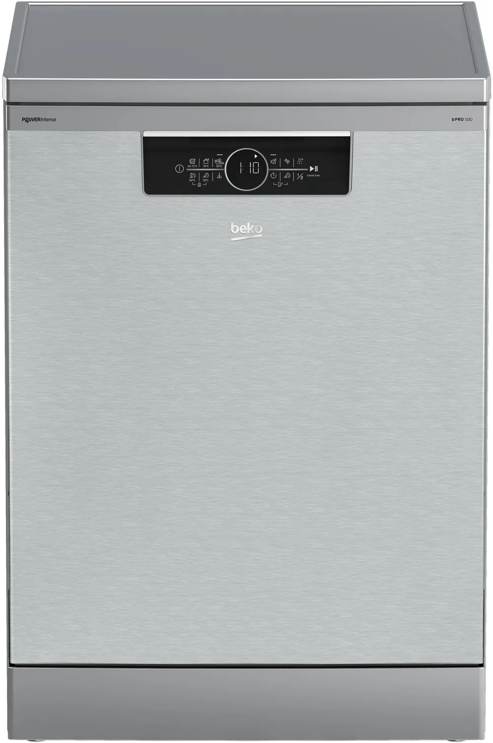 Masina de spalat vase independenta Beko BDFN36541XWP, 15 seturi, 11 programe, HomeWhiz, Clasa C, Dozator de detergent glisant, Child Lock, Pearl Inox