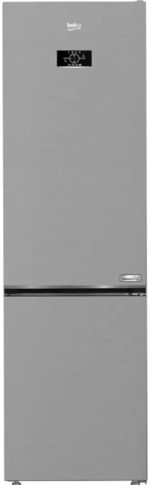 Combina frigorifica BEKO B5RCNA406HXB3, 355 l, Clasa C, AeroFLow, HarvestFresh, Compresor Inverter, H 203.5 cm, Argintiu