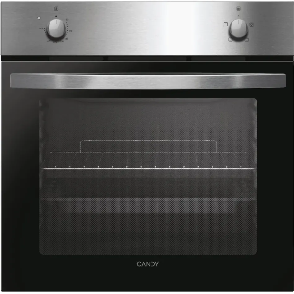 Cuptor electric incorporabil Candy FIDCP X200, clasa A, 70 litri, control mecanic, 4 functii, curatare Aquactiva, inox