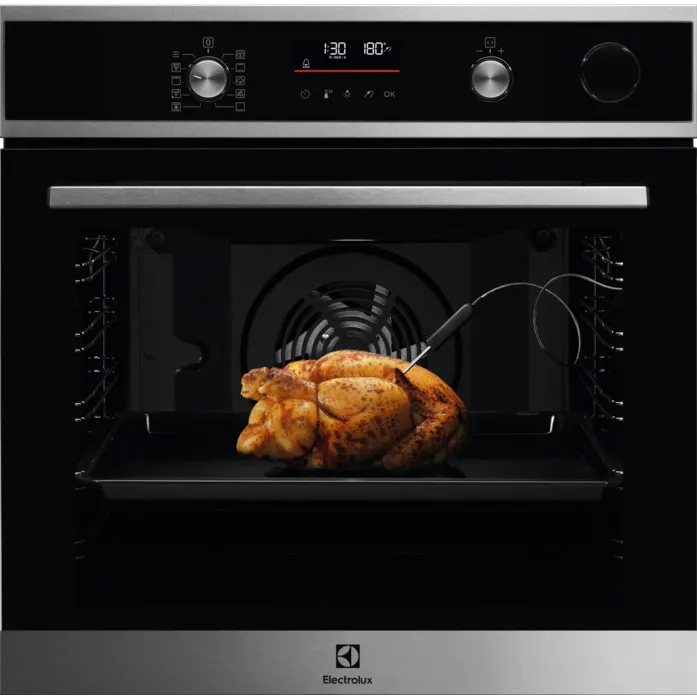 Cuptor incorporabil Electrolux EOC8P39WX, Electric, 72 l, Autocuratare pirolitica, SteamCrisp, Grill, Timer electronic, Conectivitate WiFi, Clasa A+, Inox