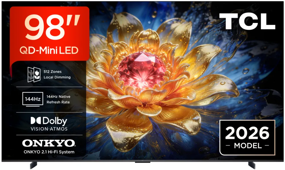 QD-MiniLED TV 4K 98''(248 cm) TCL 98T8D