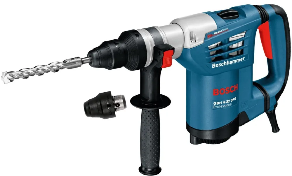 BOSCH Combi Hammer GBH 4-32 DFR SET blue