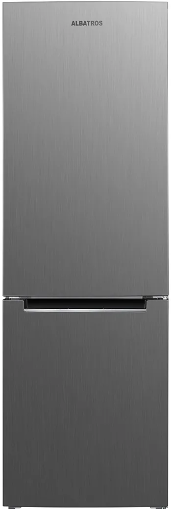 Combina frigorifica Albatros CFX397IME, MOTOR INVERTER, 315 l, clasa E, inox (laterale silver)