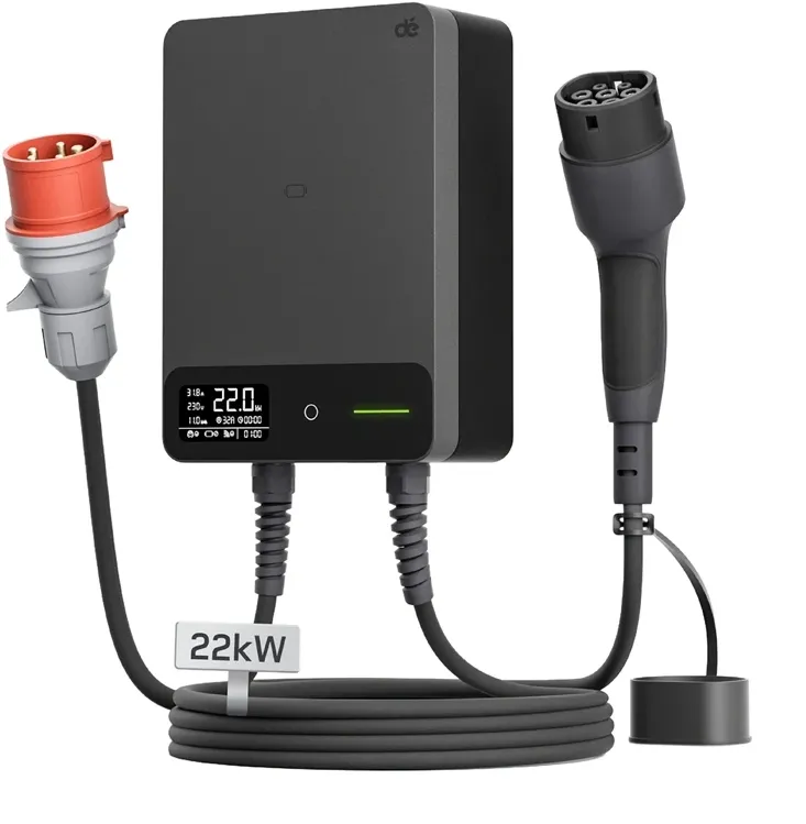 Stație de încărcare dé de 22 kW cu cablu de 10 m