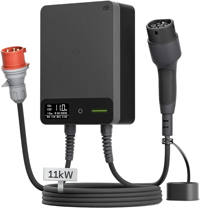 Stație de încărcare dé de 11 kW cu cablu de 10 m