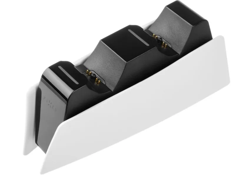Statie de incarcare dubla Fixed FIXPS5-DCC-BW pentru controller PS5 negru/alb
